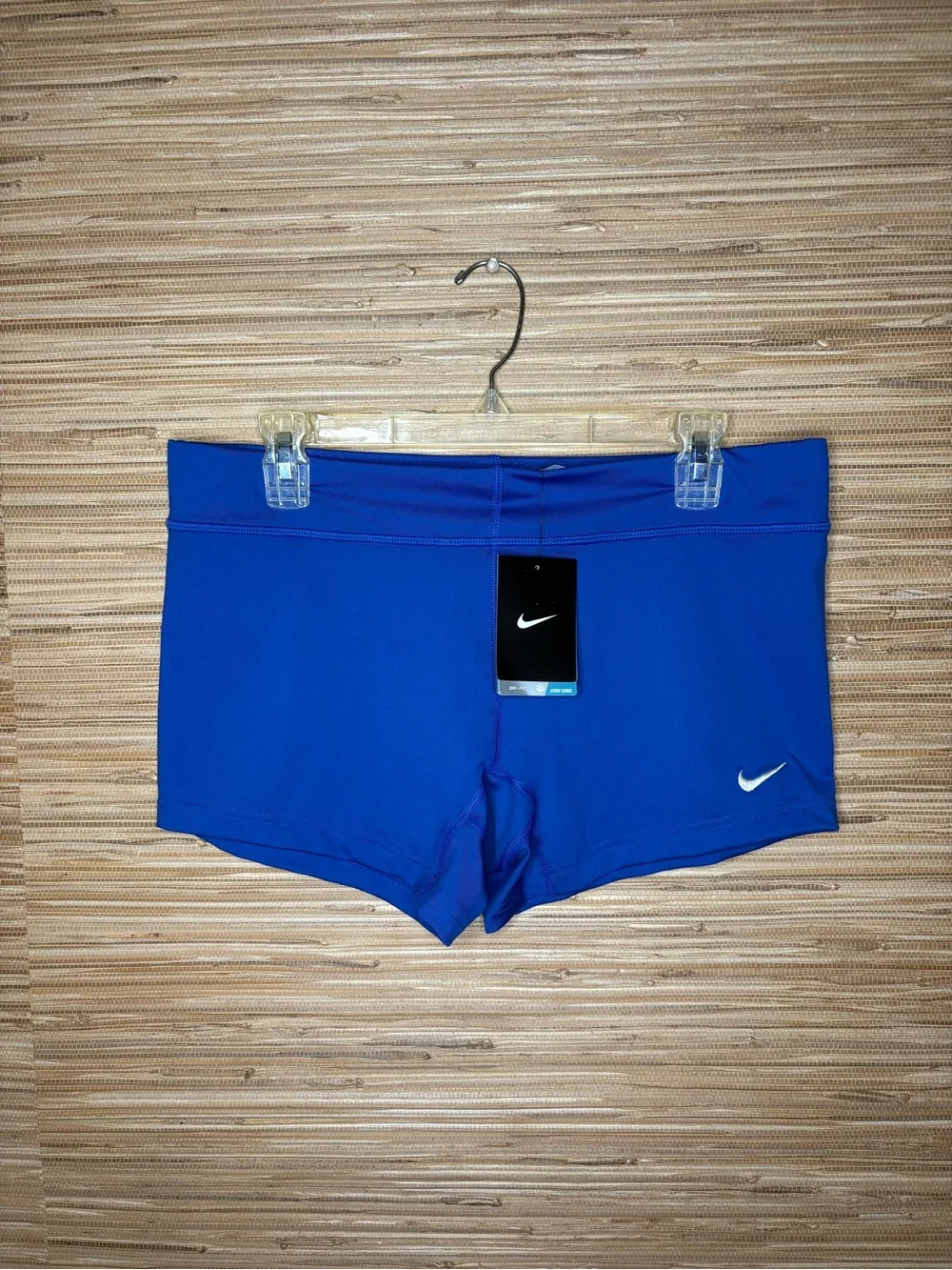 Nike Women's Performance Game Volleyball Shorts 3.75” NWT Royal Blue Sz L